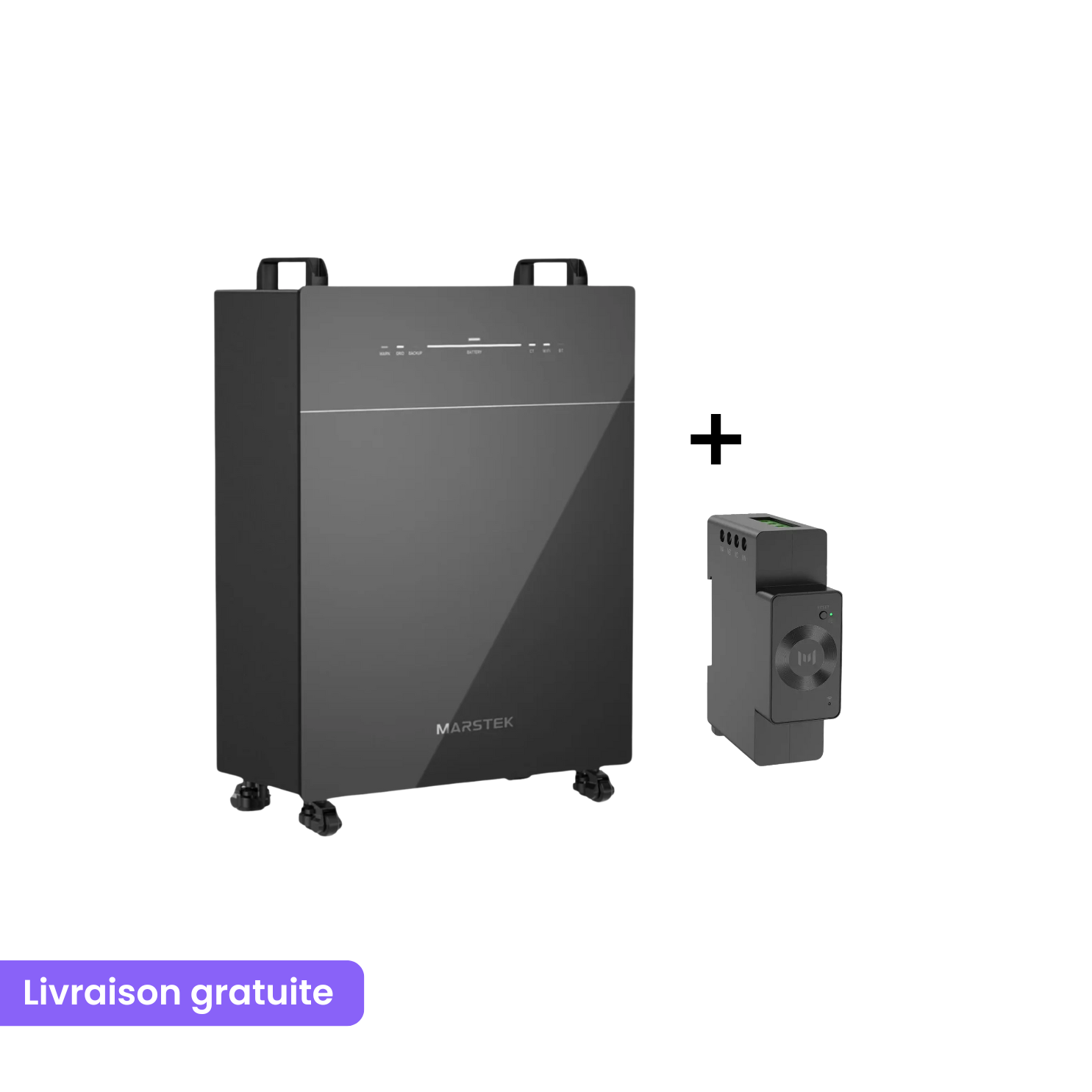 Batterie de stockage VENUS-E 2.0 Marstek 5120Wh couplé en AC