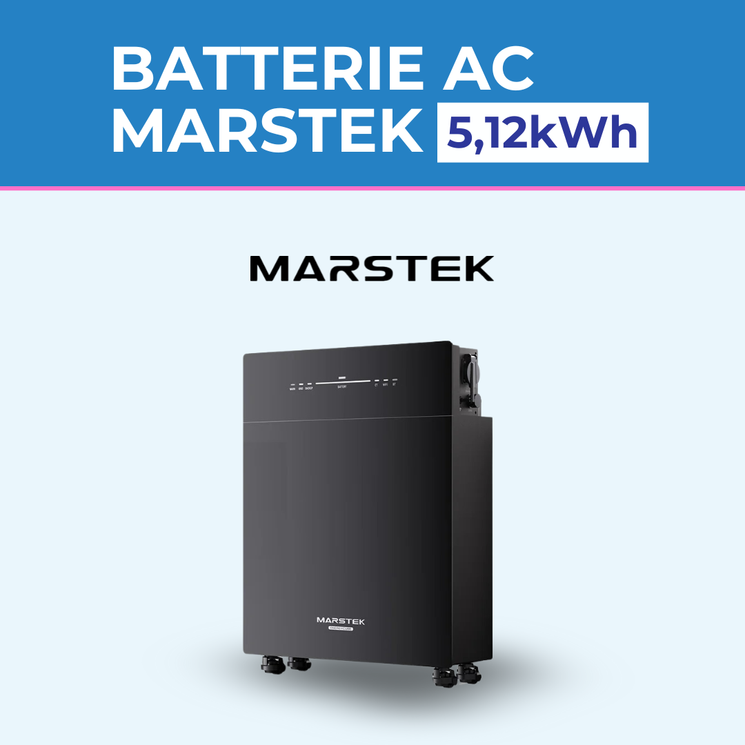 Batterie de stockage VENUS E Marstek 5120Wh couplé en AC