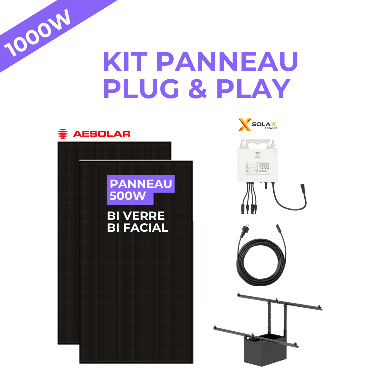 Kit 1000W (Solax)