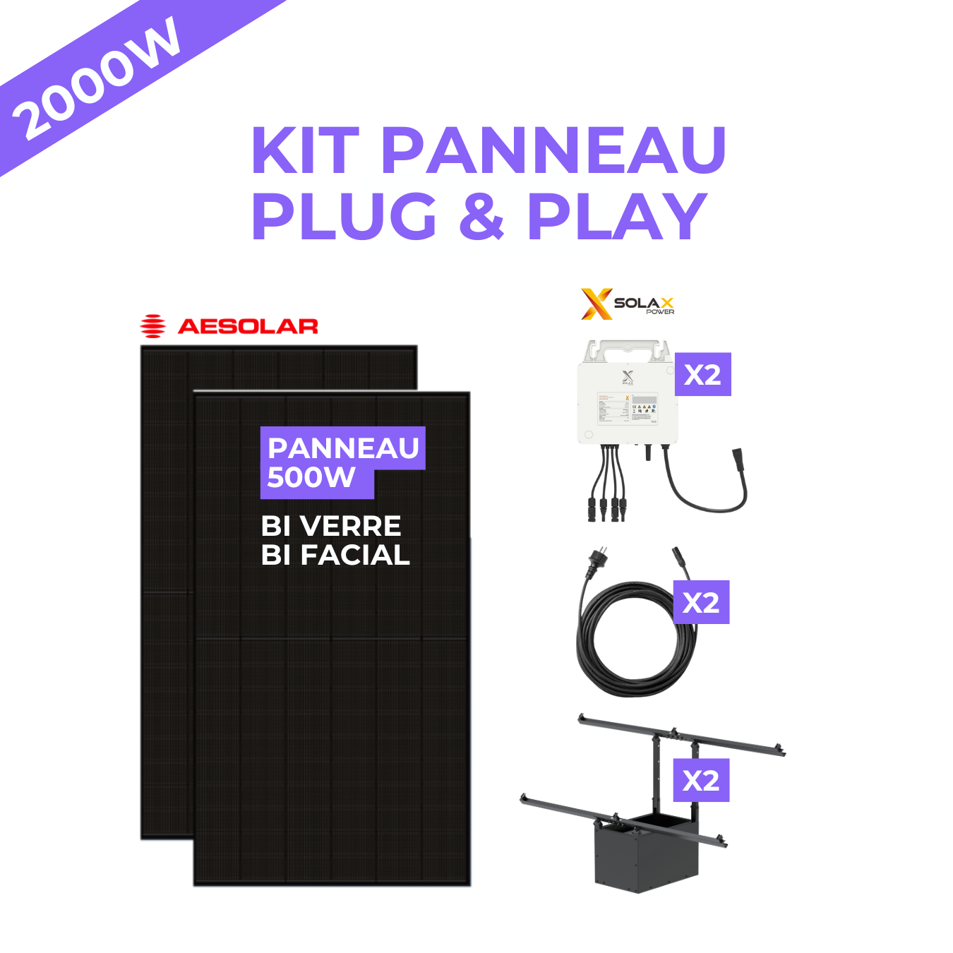 Kit 2000W (Solax)