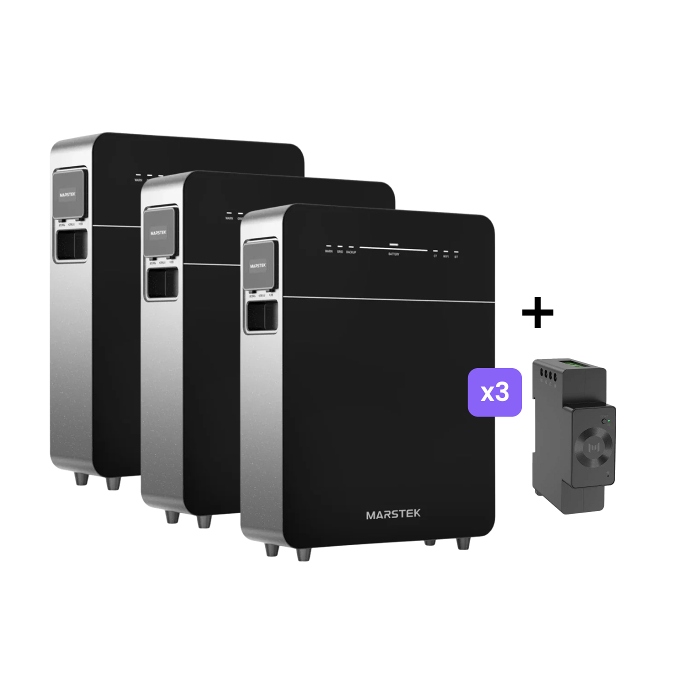 Pack Batteries de stockage VENUS E 3.0 Marstek 5120Wh couplé en AC