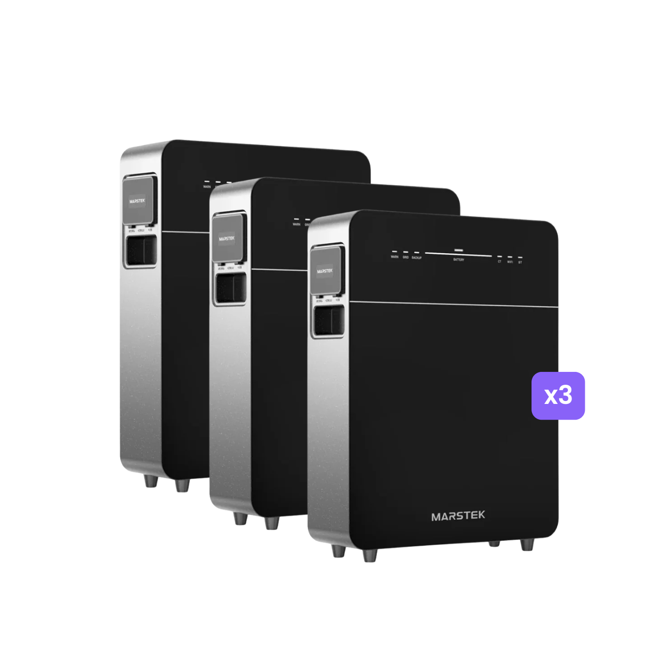 Pack Batteries de stockage VENUS E 3.0 Marstek 5120Wh couplé en AC