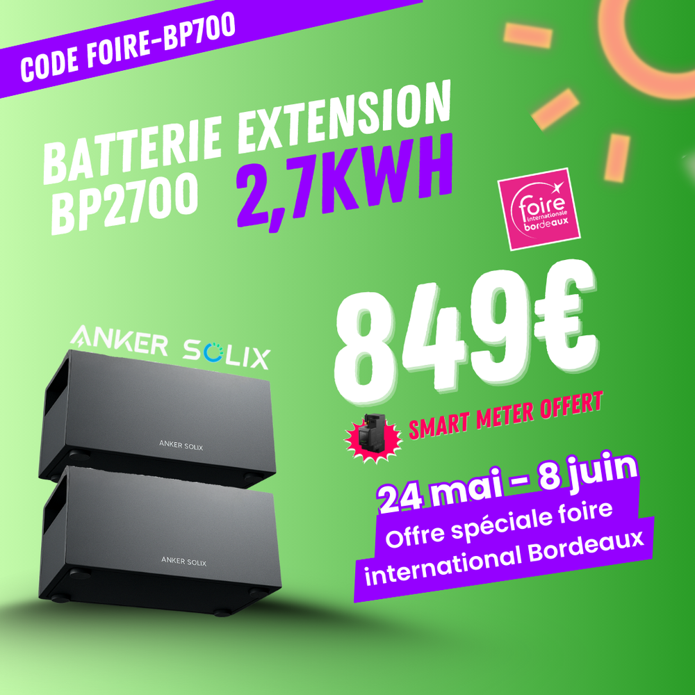 Anker SOLIX BP2700 batterie additionnelle
