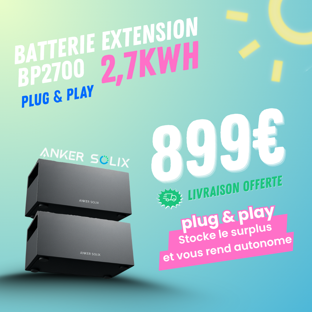 Anker SOLIX BP2700 batterie additionnelle