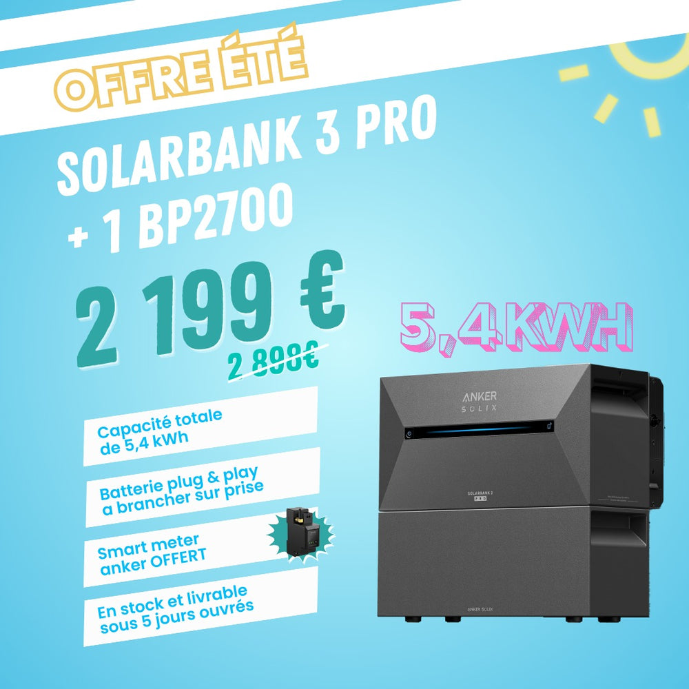 Solarbank 3 PRO + 1 Extension BP2700