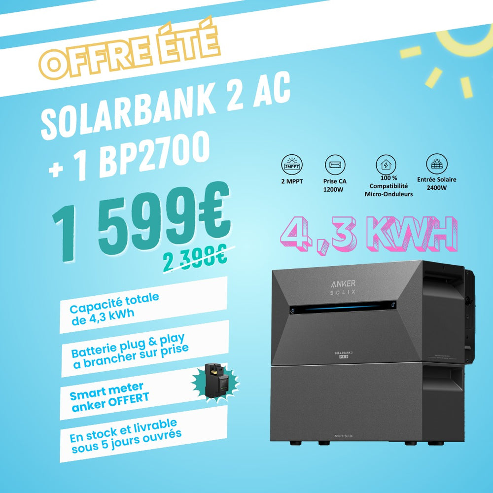 Solarbank 2 AC + Extension BP2700
