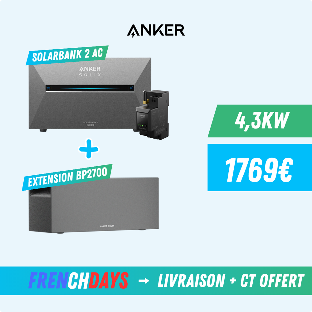 Solarbank 2 AC + Extension BP2700