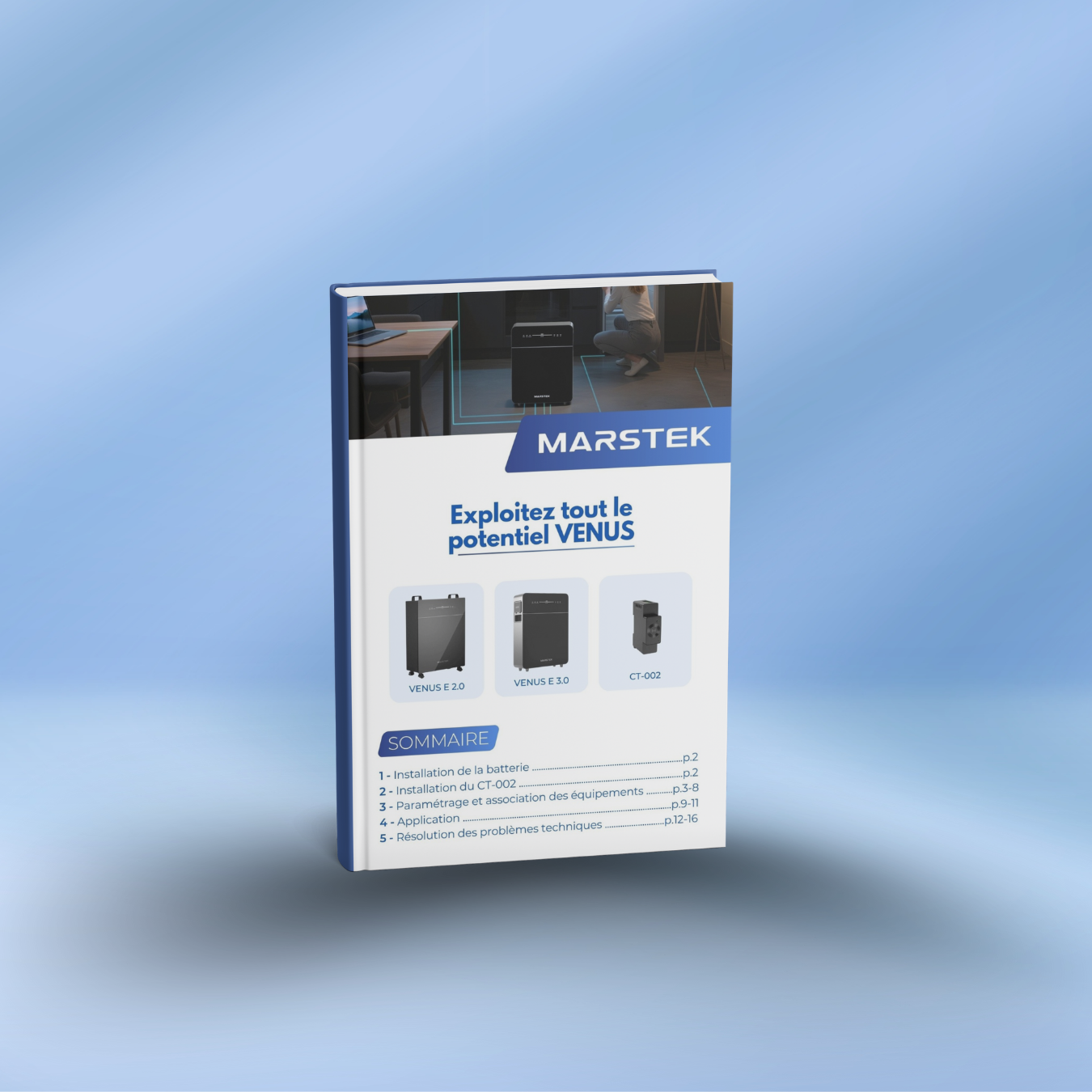 Batterie de stockage solaire VENUS-E 3.0 Marstek 5,12kWh