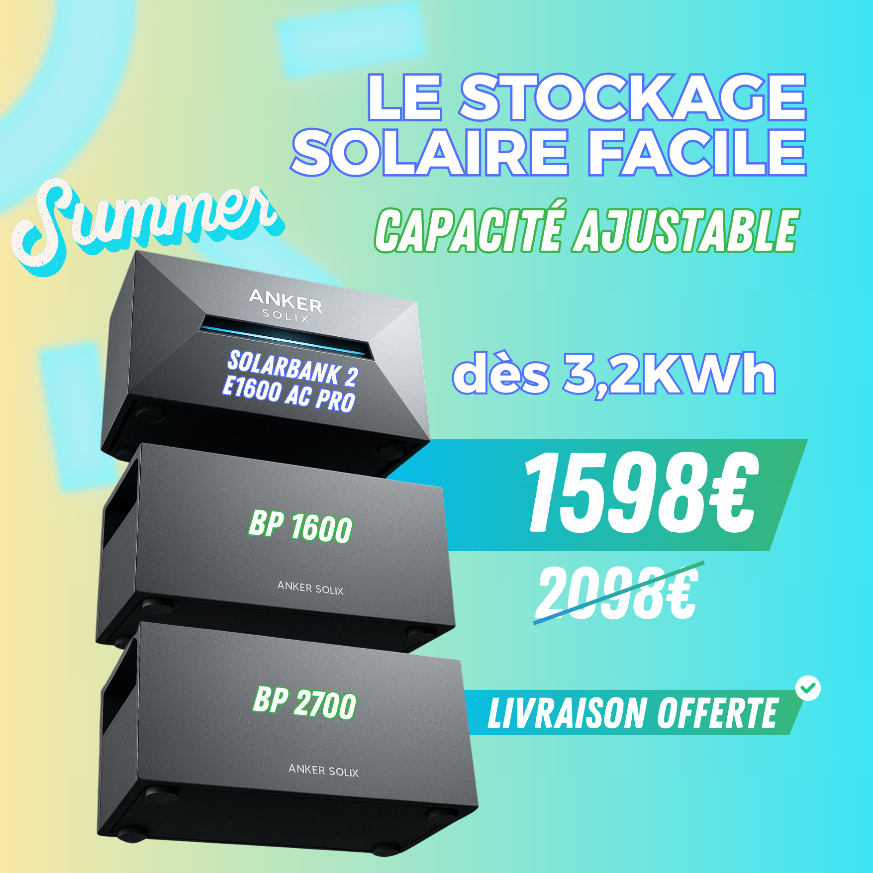 Anker SOLIX Solarbank 2 E1600 AC